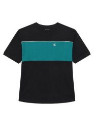 Calvin Klein Jeans T-Shirt LVCKTJA41B Czarny Regular Fit. Czarne t-shirty dla chłopców Calvin Klein Jeans, bez wzorów, z bawełny, bez ramiączek. Za 149.99 zł.