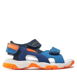 Sandały Primigi. Niebieskie sandały chłopięce Primigi, bez zapięcia. Za 279.99 zł.