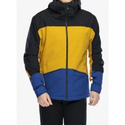 Kurtka męska narciarska Ziener Timbarra. Brązowe kurtki snowboardowe męskie Ziener, l, bez wzorów, bez kaptura, narciarskie. Za 797.99 zł.