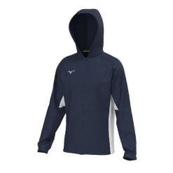 Bluza damska z kapturem Mizuno RB Micro. Czarne bluzy sportowe damskie Mizuno, s, bez wzorów, z materiału, z kapturem, na fitness i siłownię. Za 275.55 zł.