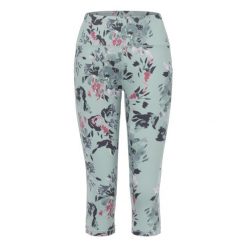Legginsy 3/4 Damskie Kwiaty Influential II. Zielone legginsy damskie Dare 2b, bez wzorów. Za 143.99 zł.