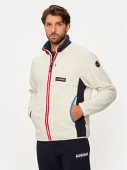 Napapijri Polar T-Dolent NP0A4HZP Beżowy Regular Fit. Brązowe bluzy męskie Napapijri, m, bez wzorów, z polaru, bez kaptura. Za 589.99 zł.