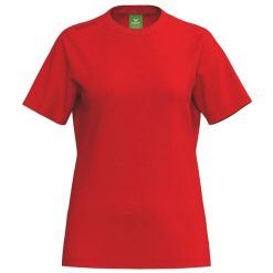 Klasyczny damski T-shirt sportowy Erima czerwony. Czerwone koszulki sportowe damskie Erima, bez wzorów, z bawełny, bez kołnierzyka, bez ramiączek. Za 155.00 zł.