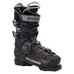 Buty narciarskie damskie SALOMON S/PRO SUPRA BOA 85 W z GRIP WALK 2026. Czarne obuwie sportowe damskie Salomon, bez wzorów, narciarskie. Za 1,129.00 zł.