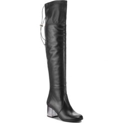 Muszkieterki BALDOWSKI - W00520-1453-002 Skóra Czarna/Lycra Iris Czarny. Czarne kozaki damskie Baldowski, z lycry. Za 749.00 zł.