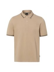 Bugatti koszulka polo Mężczyźni Bawełna (100%) brązowy, M. Brązowe koszulki polo męskie Bugatti, m, bez wzorów, z bawełny, bez kołnierzyka, bez ramiączek. Za 139.95 zł.