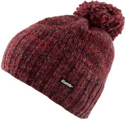 Czapka zimowa damska Eisbär Wms Wally z pomponem, czerwony. Czerwone czapki i kapelusze damskie 909, na zimę, z aplikacjami, z polaru. Za 149.99 zł.