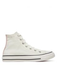 Converse Trampki Chuck Taylor All Star Crochet Laces A10686C Beżowy. Brązowe trampki i tenisówki damskie Converse, bez wzorów, z materiału, retro, bez zapięcia. Za 239.99 zł.