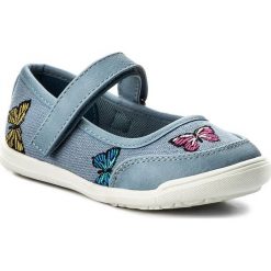 Półbuty NELLI BLU CM170429-37. Niebieskie półbuty dziewczęce Nelli Blu, bez wzorów, z materiału, bez zapięcia. Za 59.99 zł.