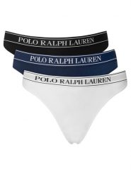 Polo Ralph Lauren Komplet stringów 4P0708 Kolorowy. Stringi damskie Polo Ralph Lauren, xs, bez wzorów, z bawełny. Za 353.99 zł.
