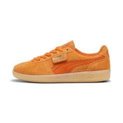Sneakersy Puma Palermo Hairy. Brązowe obuwie sportowe damskie Puma, bez wzorów, trekkingowe. W wyprzedaży za 363.50 zł.