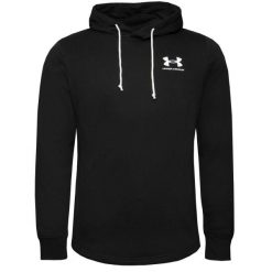 Bluza z kapturem Under Armour Rival Terry LC. Białe bluzy męskie Under Armour, m, bez wzorów, z kapturem, na jogę i pilates. Za 311.99 zł.