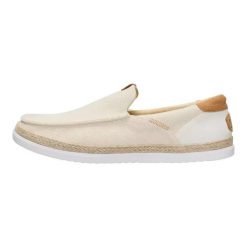 HeyDude Męskie Mokasyny Harbor Loafer. Brązowe mokasyny męskie Hey dude, z materiału. Za 329.00 zł.