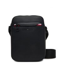 Tommy Hilfiger Saszetka Th Corp Mini Reporter AM0AM14020 Czarny. Czarne saszetki męskie Tommy Hilfiger, ze skóry. Za 369.99 zł.