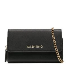 Torebka Valentino. Czarne torebki do ręki damskie Valentino, bez wzorów, wizytowe, bez dodatków. Za 249.99 zł.