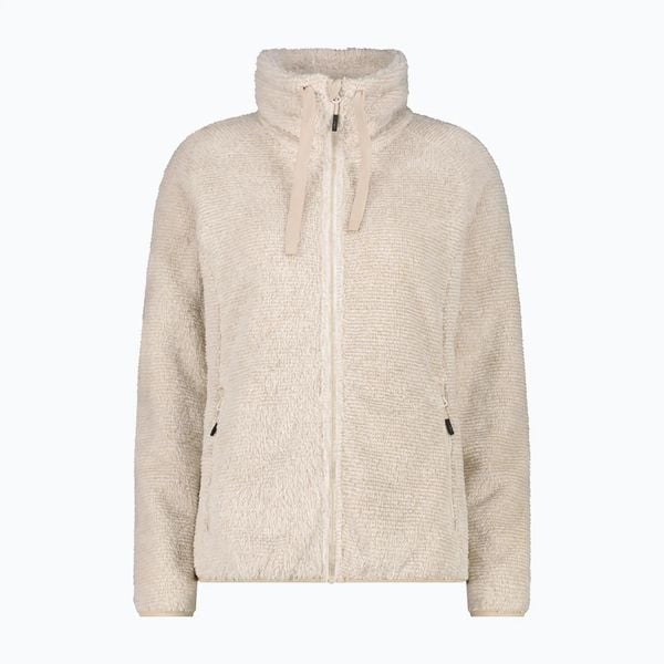 Bluza polarowa damska CMP 36P2506. Brązowe bluzy damskie CMP, bez wzorów, z materiału, bez kaptura. Za 279.99 zł.