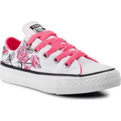Trampki CONVERSE - Ctas Ox 663624C White/Racer Pink/B. Trampki i tenisówki dziewczęce marki Converse. W wyprzedaży za 169.00 zł.