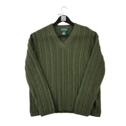 Second life - Sweter damski Lauren Ralph Lauren - Jak nowy. Zielone swetry damskie Ralph Lauren, l, bez wzorów, z materiału, casualowe, bez kołnierzyka, bez ramiączek, bez kaptura. Za 127.76 zł.