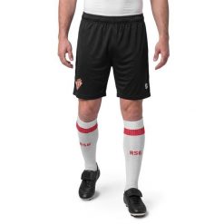Męskie oficjalne spodenki piłkarskie Real Sporting de Gijón Siroko RSG Home S. Białe szorty męskie SIROKO, m, bez wzorów, z elastanu. Za 136.80 zł.
