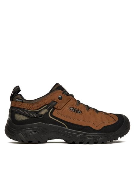 Keen Trekkingi Targhee IV Waterproof Hiking Shoe 1028997 Brązowy. Brązowe trekkingi męskie Keen, trekkingowe. Za 449.99 zł.