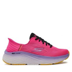 Buty do biegania Skechers. Czerwone obuwie sportowe damskie Skechers, bez wzorów, do biegania. Za 419.99 zł.