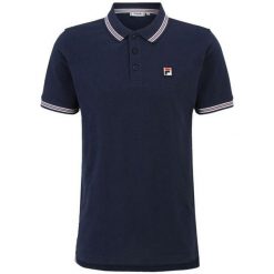 Męska Koszulka Polo Lubbeek. Niebieskie koszulki polo męskie Fila, m, bez wzorów, bez ramiączek. Za 209.99 zł.