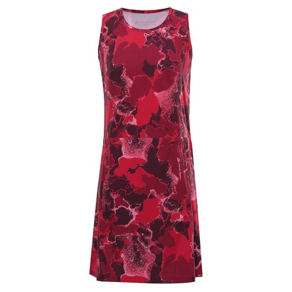 ALPINE PRO Coleena 2 Sukienka damska szybkoschnąca Czerwona M. Czerwone sukienki damskie Alpine Pro, na lato, m, bez wzorów, sportowe, bez kołnierzyka, bez ramiączek, sportowe. Za 214.99 zł.