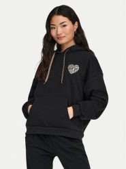 ONLY Bluza Daze 15347802 Czarny Regular Fit. Czarne bluzy damskie Only, s, bez wzorów, z bawełny, bez kaptura. Za 149.99 zł.