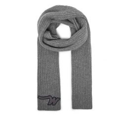 Szalik Weekend Max Mara. Szare szaliki i chusty damskie Weekend Max Mara, bez wzorów. Za 619.99 zł.