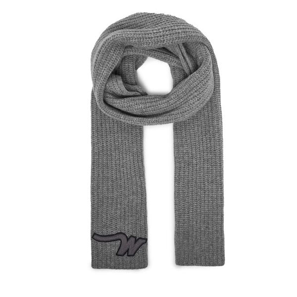 Szalik Weekend Max Mara. Szare szaliki i chusty damskie Weekend Max Mara, bez wzorów. Za 419.99 zł.