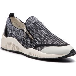 Sneakersy GEOX - D Omaya C D820SC 06KHH C0404 White/Black. Półbuty damskie marki Geox. W wyprzedaży za 299.00 zł.