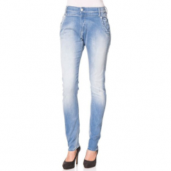 Dżinsy "Denice" - Slim fit - w kolorze błękitnym. Niebieskie jeansy damskie marki Replay. W wyprzedaży za 217.95 zł.
