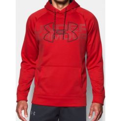 Under Armour Bluza męska AF Graphic PO Hoodie czerwona r. XS (1313503-600). Czerwone bluzy sportowe męskie marki Under Armour, m. Za 165.03 zł.