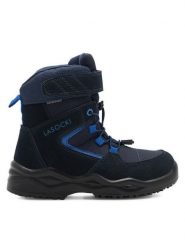 Lasocki Young Śniegowce CP91-21916N(IV)CH Niebieski. Niebieskie buty zimowe chłopięce Lasocki Young, bez wzorów, ze skóry, bez zapięcia. Za 199.99 zł.