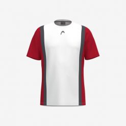 CLUB 25 TECH T-Shirt Men. Czerwone koszulki sportowe męskie Head, bez wzorów, bez kołnierzyka, bez ramiączek, tenisowe. Za 153.00 zł.
