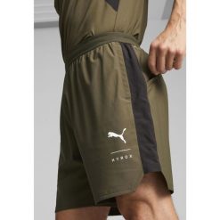 Męskie szorty PUMA x HYROX Fuse 7" PUMA Dark Olive Green. Zielone krótkie spodenki sportowe męskie Puma, l, bez wzorów, do biegania. Za 267.00 zł.