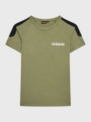 Napapijri T-Shirt S-Pinta NP0A4H2Y M Zielony Regular Fit. Zielone t-shirty dla chłopców Napapijri, bez wzorów, z bawełny, bez ramiączek. Za 179.99 zł.