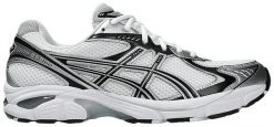 Uniseksowe buty do biegania ASICS GT-2160 White / Black / Silver. Białe obuwie sportowe damskie Asics, bez wzorów, z gumy, do biegania. Za 559.00 zł.