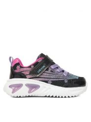 Geox Sneakersy J Assister J56E9B 0ASKN C0922 M Czarny. Czarne buty sportowe dziewczęce Geox, bez wzorów, z materiału, bez zapięcia. Za 159.99 zł.