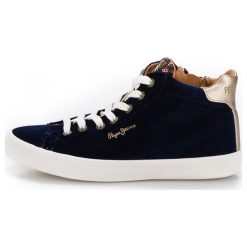 Pepe Jeans Damskie Tenisówki Pls30768_Aw18 36 Ciemny Niebieski. Niebieskie trampki i tenisówki damskie Pepe Jeans, z jeansu. Za 366.00 zł.