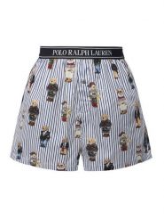 Polo Ralph Lauren Szorty piżamowe 4P0119 Błękitny Relaxed Fit. Niebieskie piżamy damskie Polo Ralph Lauren, xl, bez wzorów, z bawełny, bez ramiączek. Za 479.99 zł.