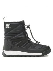 Sorel Śniegowce Youth Whitney II Short Lace Up NC3903-010 Czarny. Czarne buty zimowe dziewczęce Sorel, z materiału, bez zapięcia. Za 439.00 zł.