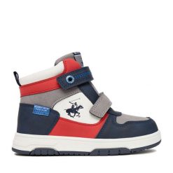 Sneakersy Beverly Hills Polo Club. Niebieskie trampki i tenisówki chłopięce Beverly Hills Polo Club, bez wzorów, bez zapięcia. Za 199.99 zł.