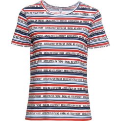T-shirt bonprix czerwono-biało-ciemnoniebieski w paski. Bluzki damskie bonprix. Za 54.99 zł.