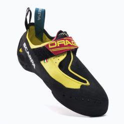 Buty wspinaczkowe SCARPA DRAGO YELLOW. Czarne buty sportowe męskie Scarpa, bez zapięcia, wspinaczkowe. Za 574.99 zł.