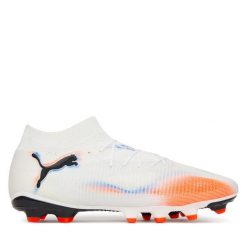 Buty do piłki nożnej Puma. Białe buty sportowe męskie Puma, bez zapięcia. Za 449.99 zł.