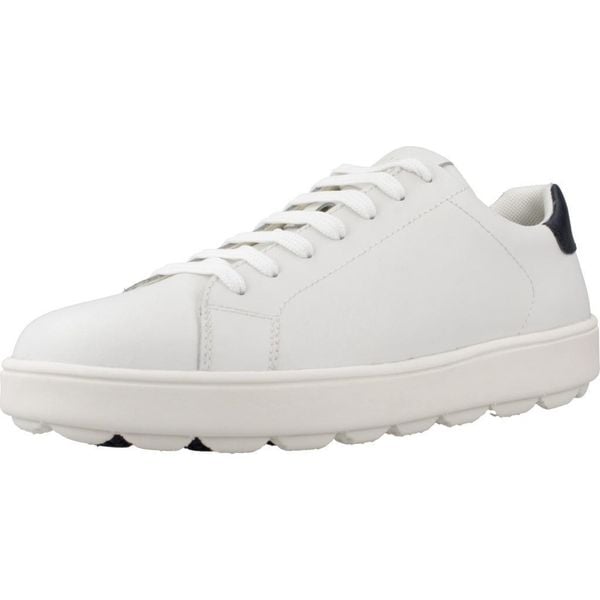 Tenisówki Geox Model D Spherica Ecub-1 Kolor Biały. Białe trampki i tenisówki damskie Geox, bez wzorów, z gumy, sportowe, bez zapięcia. Za 569.99 zł.