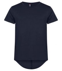 Clique T-shirt męski Brooklyn 100% bawełna – dłuższy krój, pionowy szew – Dark. Niebieskie t-shirty męskie CLIQUE, m, bez wzorów, z bawełny, bez kołnierzyka. Za 108.05 zł.