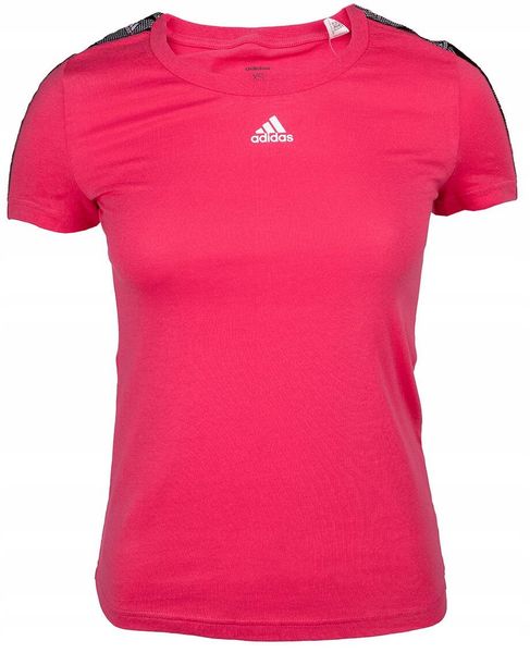 Koszulka damska adidas Essentials Tape Tee. Białe koszulki sportowe damskie Adidas, m, bez wzorów, z bawełny, klasyczne, bez kołnierzyka. Za 45.99 zł.