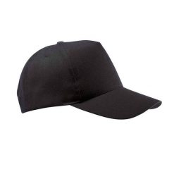 Buzz 5 Panel Baseball Cap. Czarne czapki i kapelusze damskie SOL'S, bez wzorów. Za 23.99 zł.